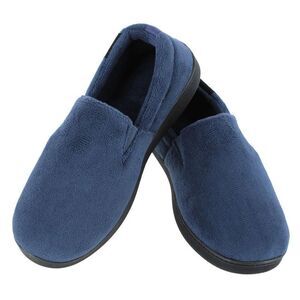 Isotoner Men's Microterry Jake Closed-Back Slippers